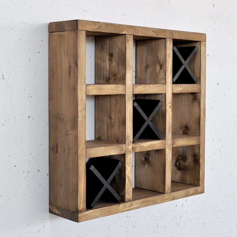 Decorative Wooden Wall Shelf Hanah Home - Oppbevaring - Hylle - Vegghylle