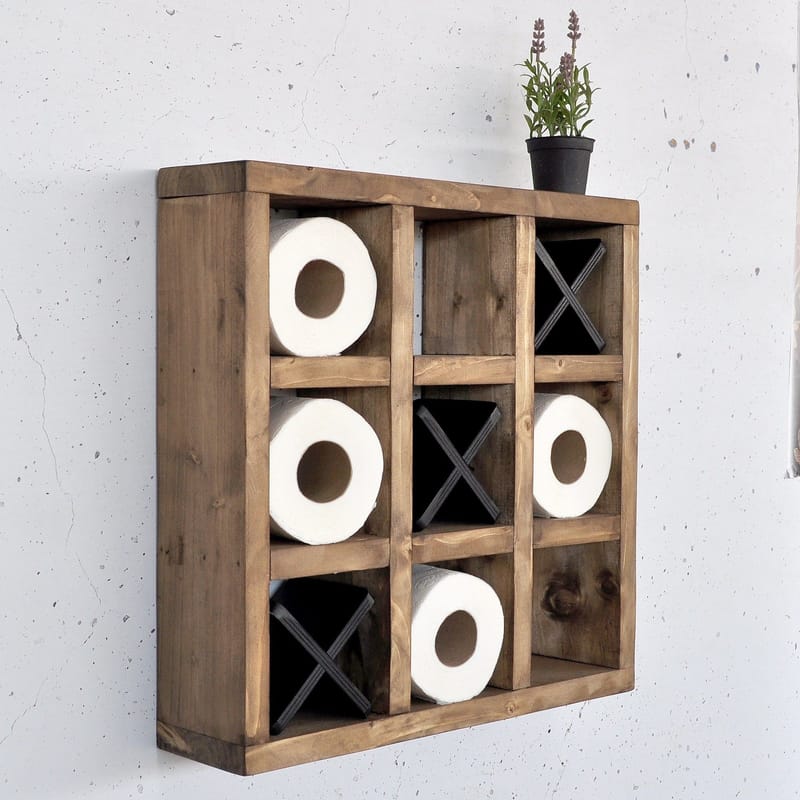 Decorative Wooden Wall Shelf Hanah Home - Oppbevaring - Hylle - Vegghylle