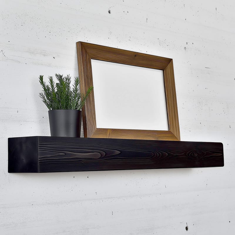Decorative Wooden Wall Shelf Hanah Home - Oppbevaring - Hylle - Vegghylle