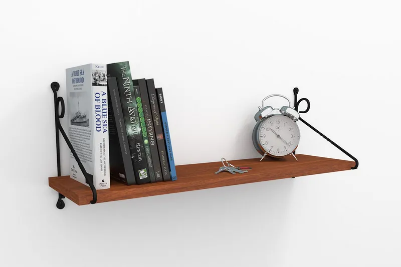 Decormet Vegghylle - Brun - Oppbevaring - Hylle - Vegghylle