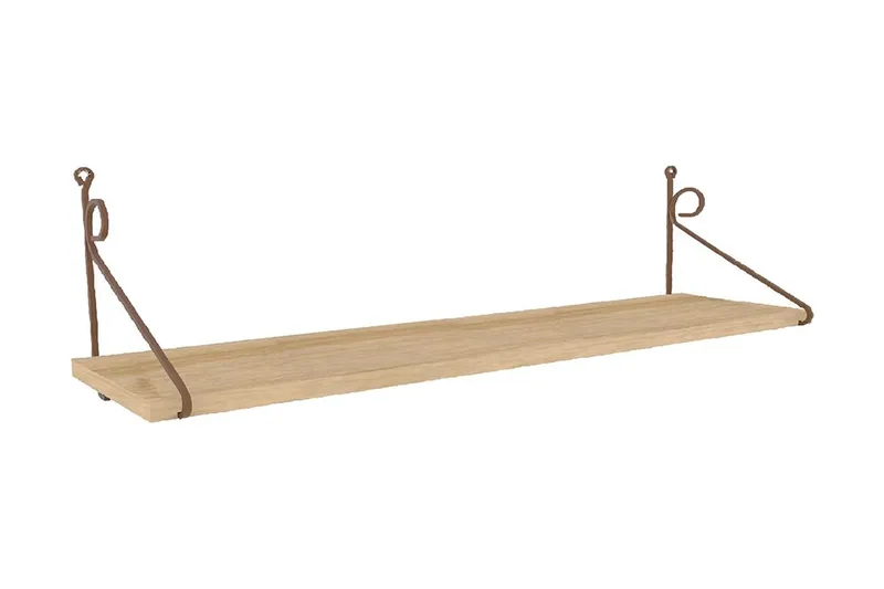 Decormet Vegghylle, Eik/Brun