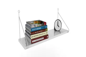 Decormet Vegghylle - Hvit - Oppbevaring - Hylle - Vegghylle