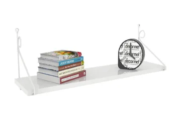 Decormet Vegghylle - Hvit - Oppbevaring - Hylle - Vegghylle