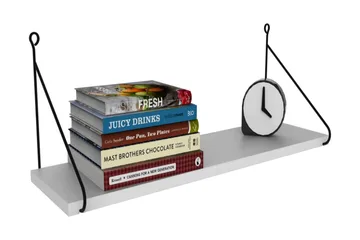 Decormet Vegghylle - Hvit/Grå - Oppbevaring - Hylle - Vegghylle