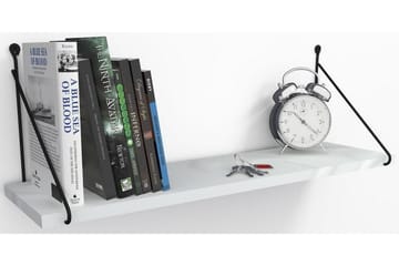 Decormet Vegghylle - Hvit/Grå - Oppbevaring - Hylle - Vegghylle