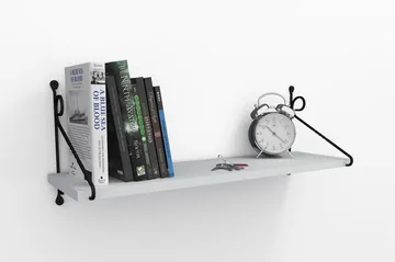 Decormet Vegghylle - Hvit/Svart - Oppbevaring - Hylle - Vegghylle