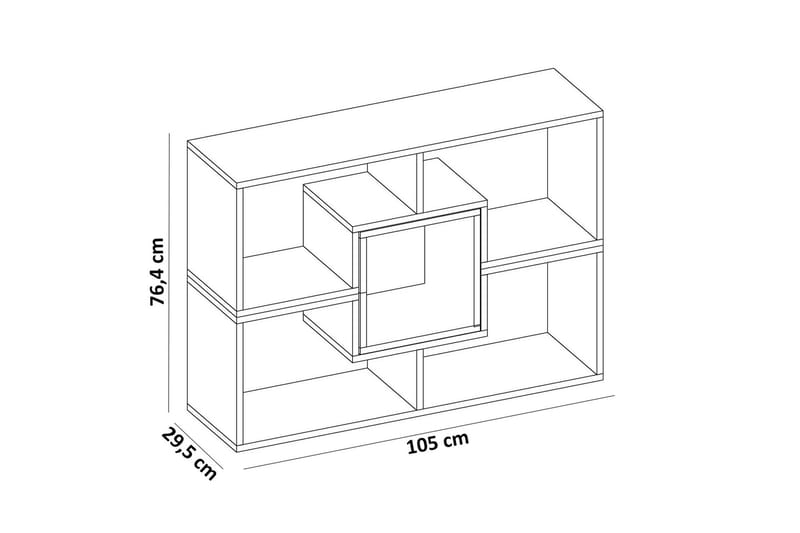 Decorotika Bokhylle Lav - Oppbevaring - Hylle - Vegghylle