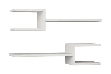 Decorta Vegghylle - Hvit - Oppbevaring - Hylle - Vegghylle