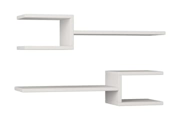 Decorta Vegghylle - Hvit - Oppbevaring - Hylle - Vegghylle