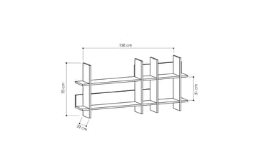 Decorta Vegghylle - Oppbevaring - Hylle - Vegghylle