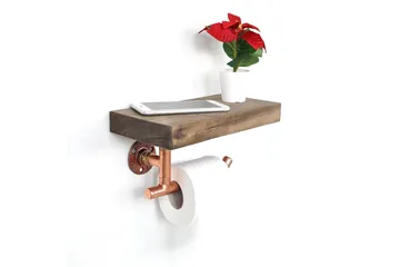 Desgrar Vegghylle 30x15 cm - Gull - Oppbevaring - Hylle - Vegghylle