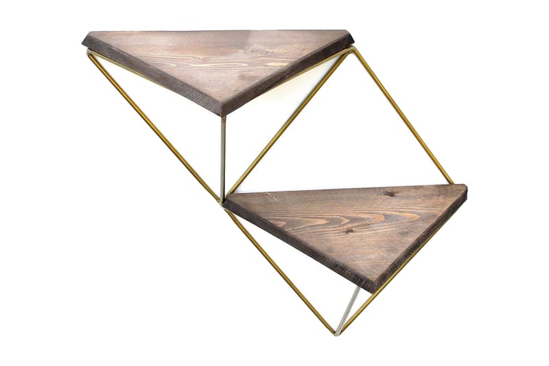 Desgrar Vegghylle 30x33 cm - Brun - Oppbevaring - Hylle - Vegghylle