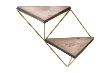 Desgrar Vegghylle 30x33 cm - Brun - Oppbevaring - Hylle - Vegghylle