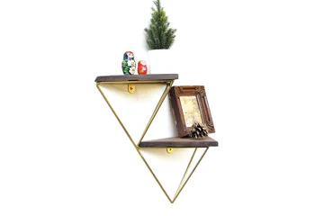 Desgrar Vegghylle 30x33 cm - Brun - Oppbevaring - Hylle - Vegghylle