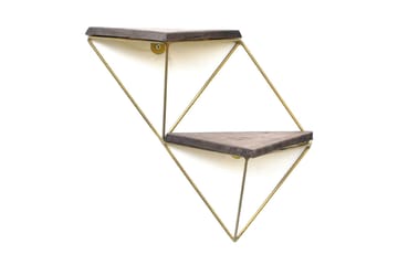 Desgrar Vegghylle 30x33 cm - Brun - Oppbevaring - Hylle - Vegghylle