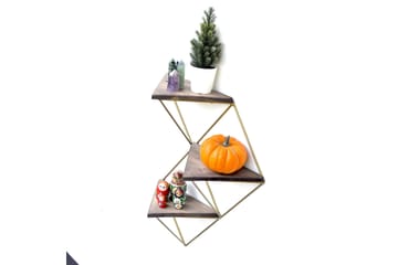 Desgrar Vegghylle 34x45 cm - Brun - Oppbevaring - Hylle - Vegghylle