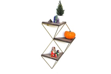 Desgrar Vegghylle 34x45 cm - Brun - Oppbevaring - Hylle - Vegghylle