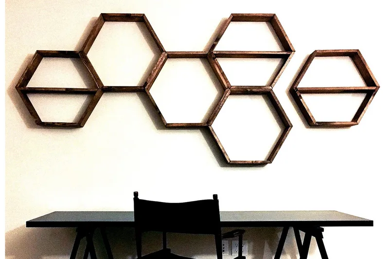 Desgrar Vegghylle 40x37 cm - Brun - Oppbevaring - Hylle - Vegghylle