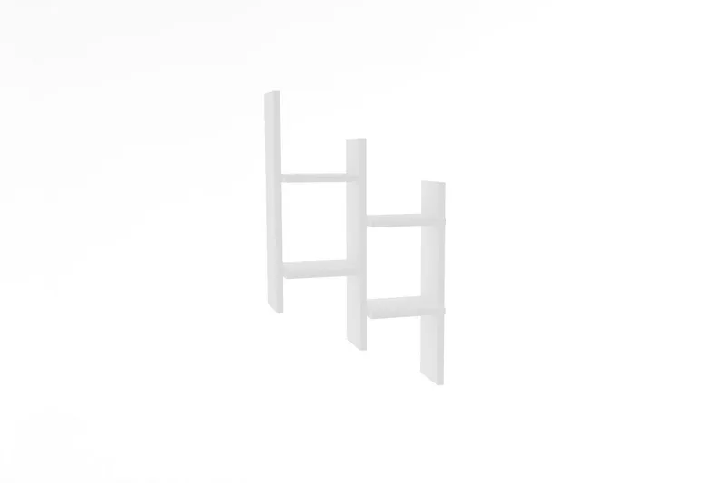 Desgrar Vegghylle 49,4x85 cm - Hvit - Oppbevaring - Hylle - Vegghylle