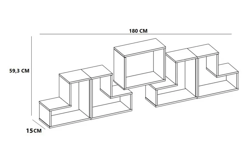 Elegancia Vegghylle - Oppbevaring - Hylle - Vegghylle