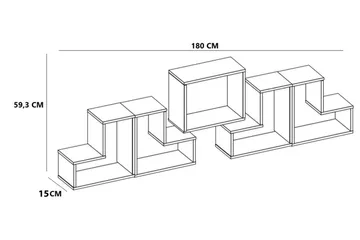 Elegancia Vegghylle - Oppbevaring - Hylle - Vegghylle