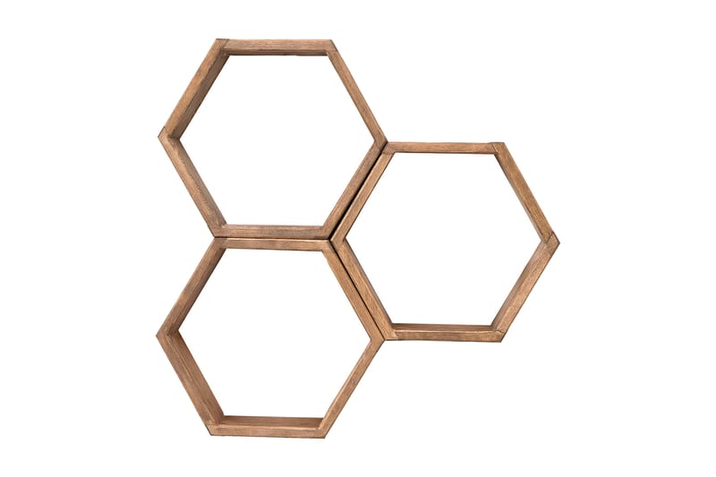 Vegghylle Elford 58x9 cm 3 Hyller - Vegghylle - Vegghengt oppbevaring