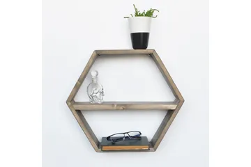 Evila Hexagon Hylle - Oppbevaring - Hylle - Vegghylle