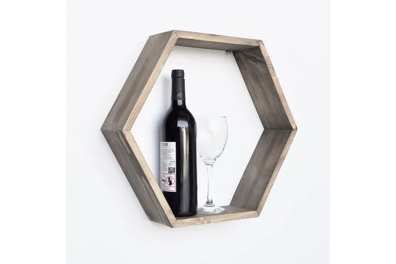 Evila Hexagon Hylle - Oppbevaring - Hylle - Vegghylle