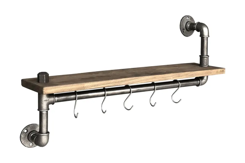 Evila Kjøkkenhylle Rør/Tre