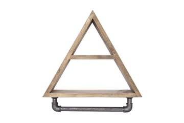 Evila Oppbevaringshylle Rør/Tre - Oppbevaring - Hylle - Vegghylle