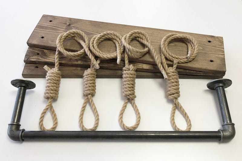 Evila Tauhylle med 3 Hyller - Oppbevaring - Hylle - Vegghylle