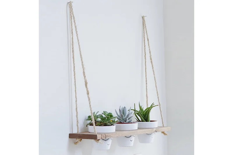 Evila Tauhylle til Krukker - Oppbevaring - Hylle - Vegghylle