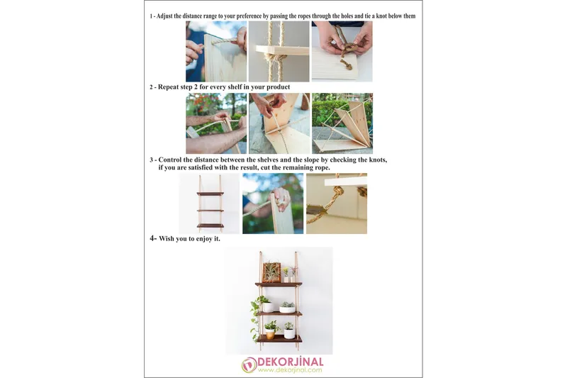 Evila Tauhylle Tre - Oppbevaring - Hylle - Vegghylle