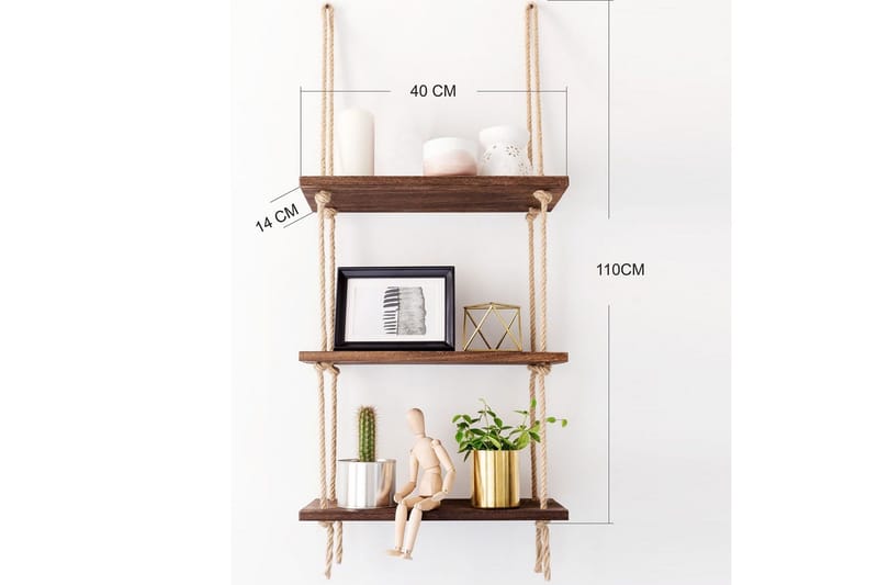 Evila Tauhylle Tre - Oppbevaring - Hylle - Vegghylle