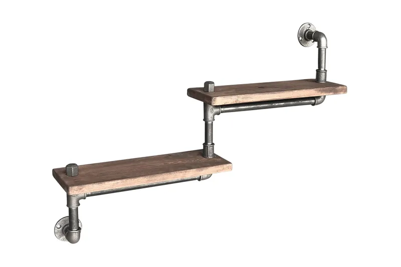 Evila Trappehylle Rør/Tre