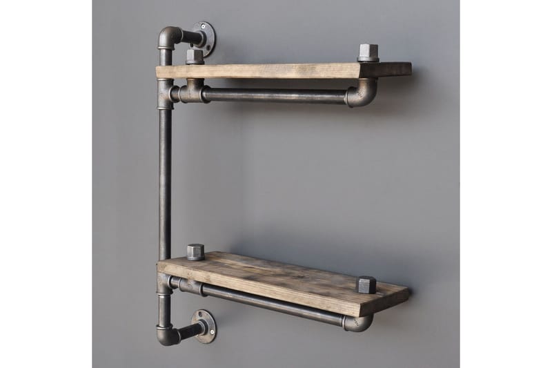 Evila Vegghylle Rør/Tre - Oppbevaring - Hylle - Vegghylle