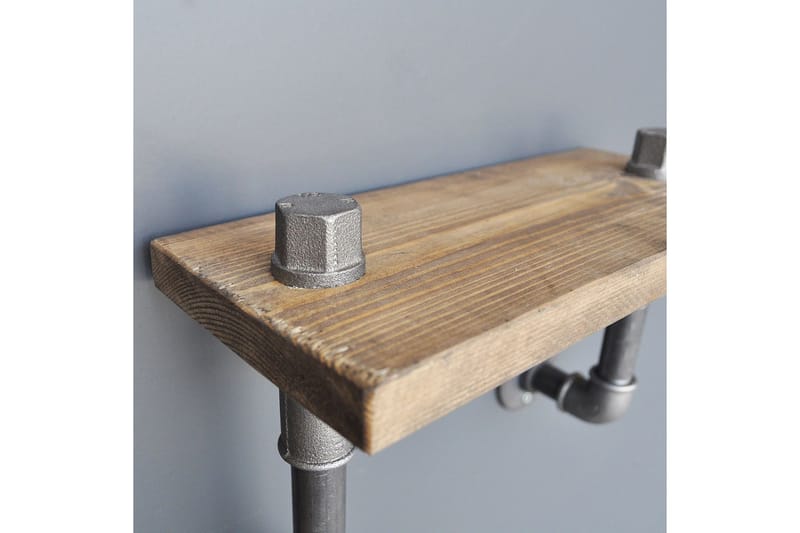 Evila Vegghylle Rør/Tre - Oppbevaring - Hylle - Vegghylle