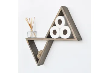 Evila Vegghylle Trekanter - Oppbevaring - Hylle - Vegghylle