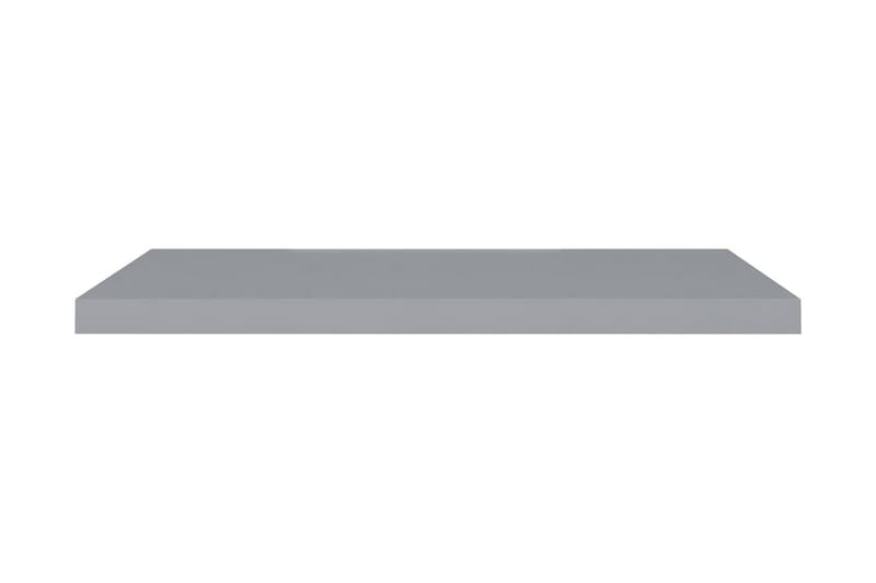Flytende vegghylle grå 90x23,5x3,8 cm MDF - Vegghylle - Vegghengt oppbevaring