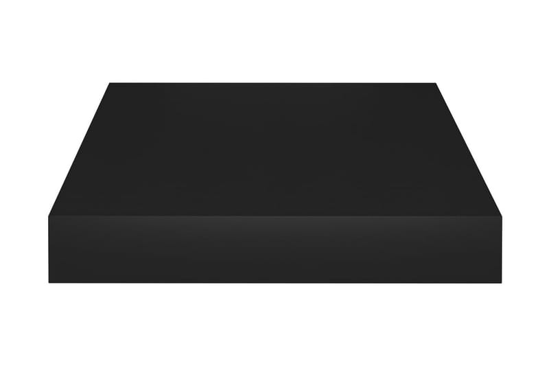 Flytende vegghylle svart 23x23,5x3,8 cm MDF - Vegghylle - Vegghengt oppbevaring