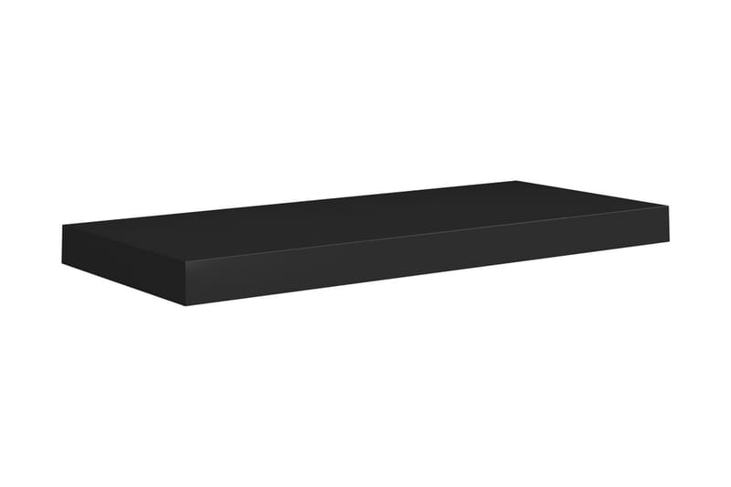 Flytende vegghylle svart 60x23,5x3,8 cm MDF - Vegghylle - Vegghengt oppbevaring