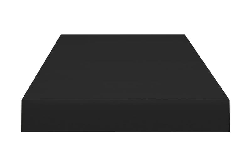 Flytende vegghylle svart 60x23,5x3,8 cm MDF - Vegghylle - Vegghengt oppbevaring