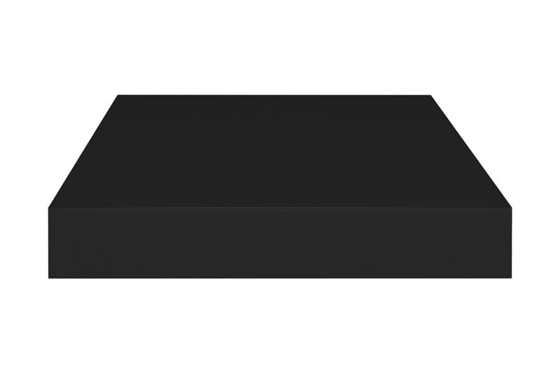 Flytende vegghyller 4 stk svart 40x23x3,8 cm MDF - Vegghylle - Vegghengt oppbevaring