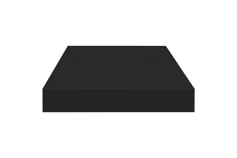 Flytende vegghyller 4 stk svart 50x23x3,8 cm MDF - Vegghylle - Vegghengt oppbevaring