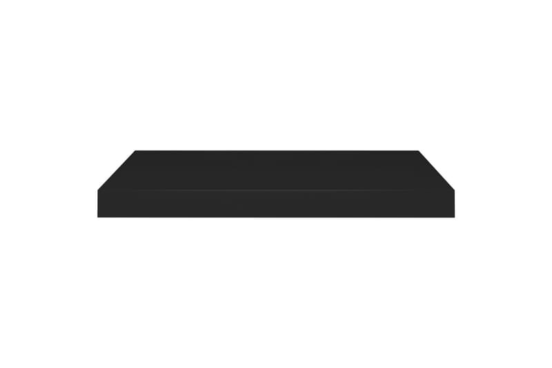 Flytende vegghyller 4 stk svart 60x23,5x3,8 cm MDF - Vegghylle - Vegghengt oppbevaring