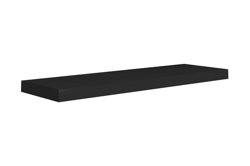 Flytende vegghyller 4 stk svart 80x23,5x3,8 cm MDF - Vegghylle - Vegghengt oppbevaring