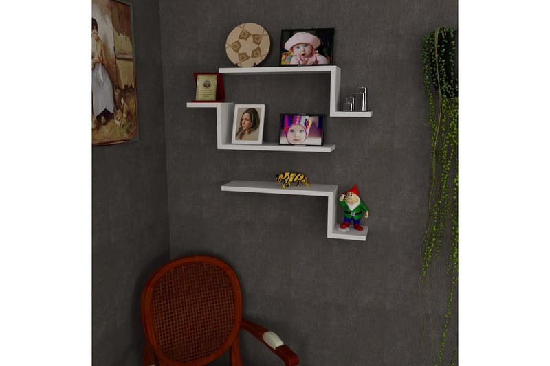 Furny Home Vegghylle 58 cm - Oppbevaring - Hylle - Vegghylle