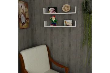 Furny Home Vegghylle 63 cm - Oppbevaring - Hylle - Vegghylle