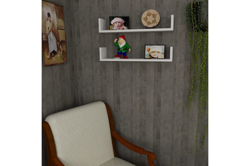 Furny Home Vegghylle 63 cm - Oppbevaring - Hylle - Vegghylle