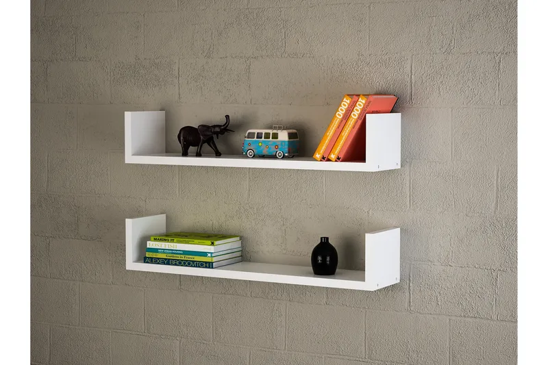 Furny Home Vegghylle 63 cm - Oppbevaring - Hylle - Vegghylle